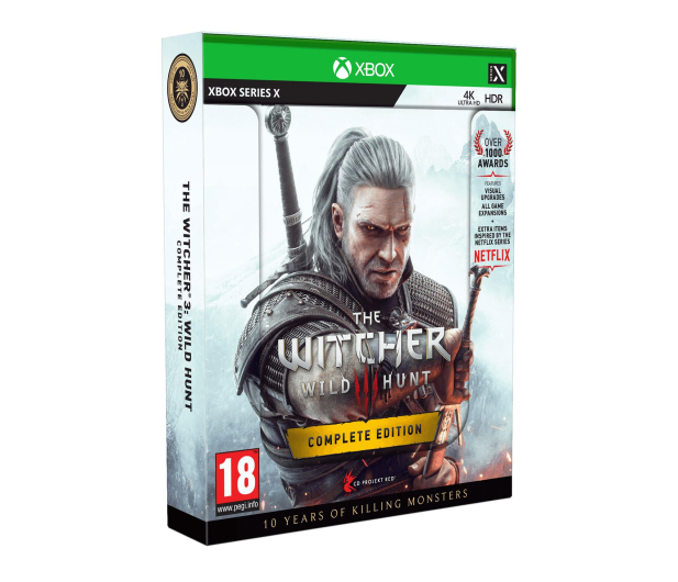 Xbox Wiedźmin 3 Dziki Gon - Edycja Kompletna + Jubileuszowy Steel - 1363538 - zdjęcie 2